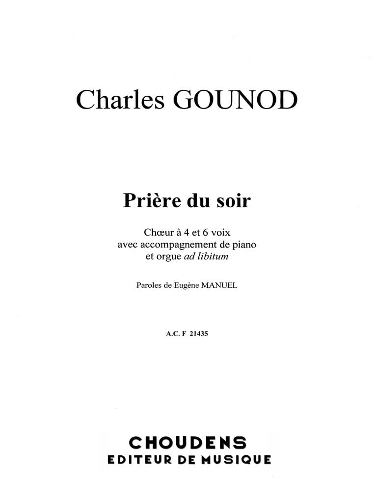 Priere Du Soir Paroles